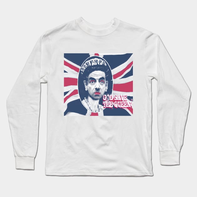 God Save the Queen Long Sleeve T-Shirt by FREESA